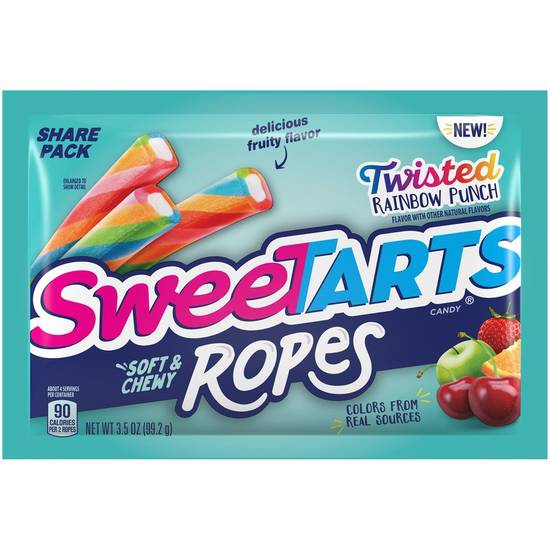 Sweetarts Rainbow Ropes Share (3.5 oz)
