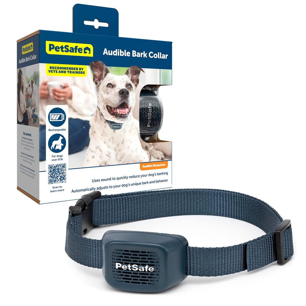 PetSafe® Audible Bark Dog Collar - 10 Levels of Safe Correction - Dogs 8 lb + - Waterproof (Color: Assorted)