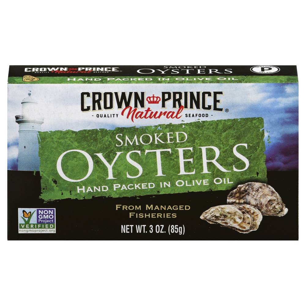 Crown Prince Olive Oil Smoked Oysters (3 oz)