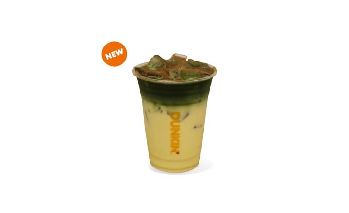 Carrot Cake Iced Matcha