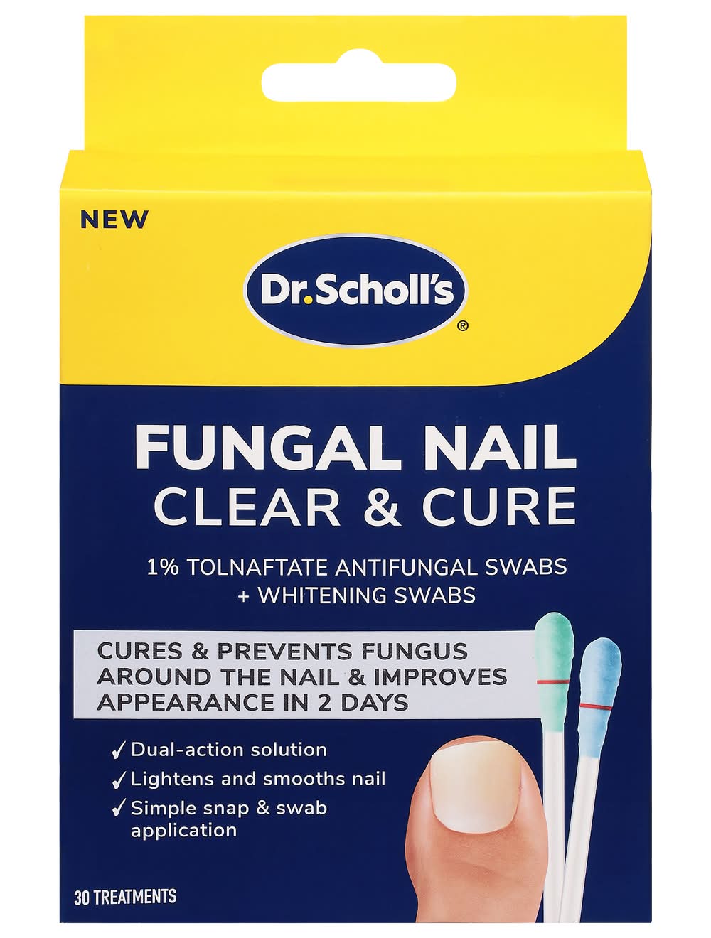Dr. Scholl's Fungal Nail Clear & Cure Swabs (30 ct)
