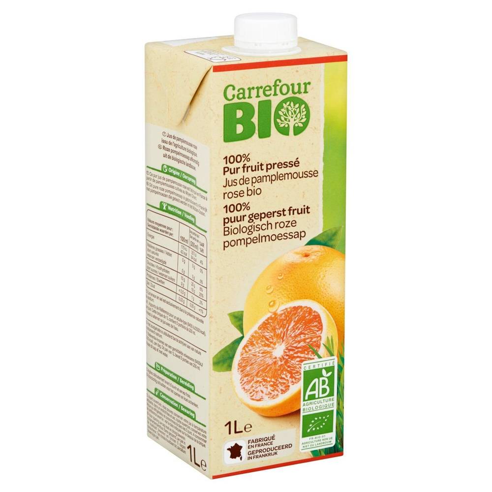 Carrefour Bio - Jus de pamplemousse rose (1L)