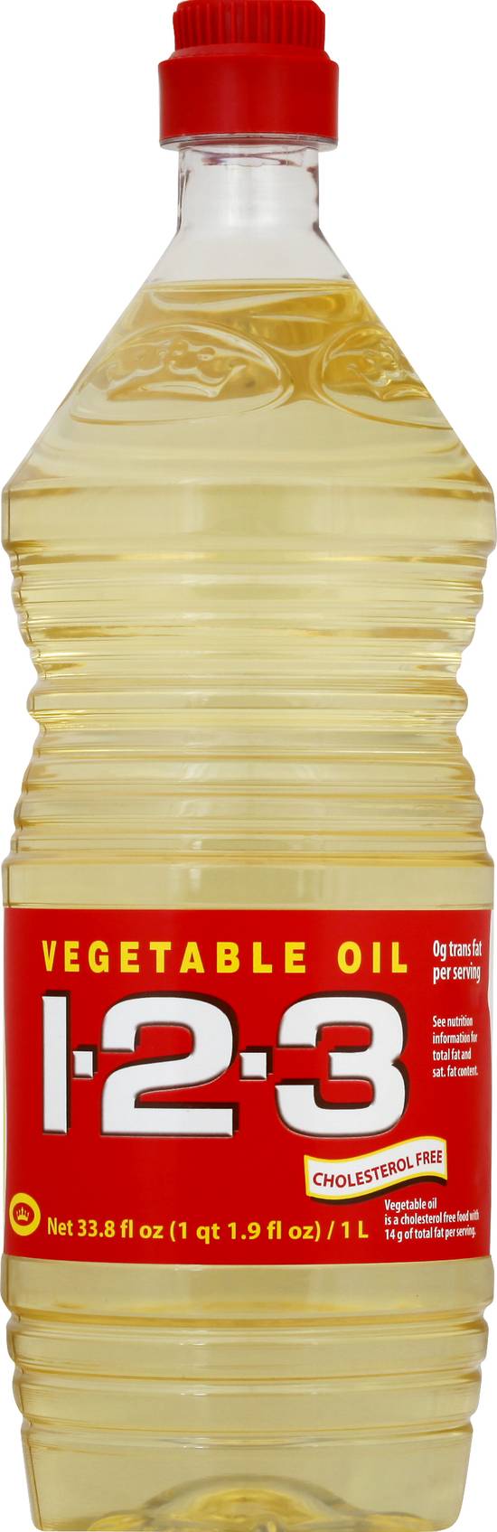 123 Vegetable Cooking Oil (33.8 fl oz)
