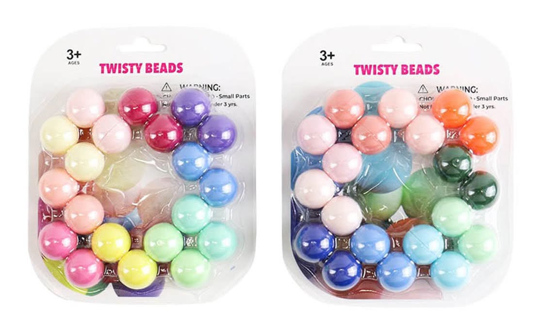 Fall Twisty Beads Fidget Toy Assorted