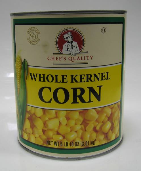 Chef's Quality - Whole Kernel Corn - #10 cans