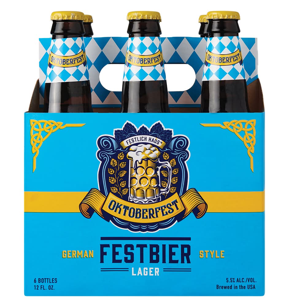 Festlich Haus Oktoberfest German Festbier Style Lager (6 x 12 fl oz)