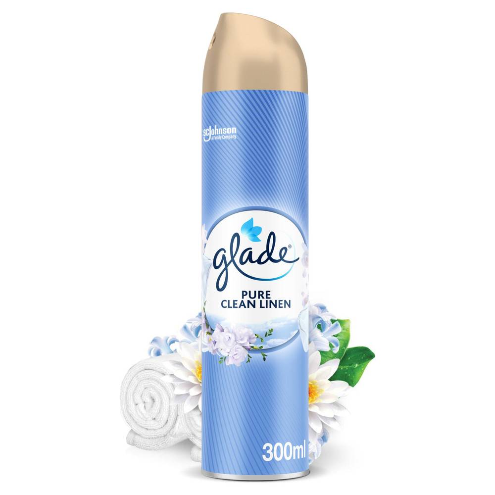 Glade Aerosol Clean Linen Air Freshener 300ml