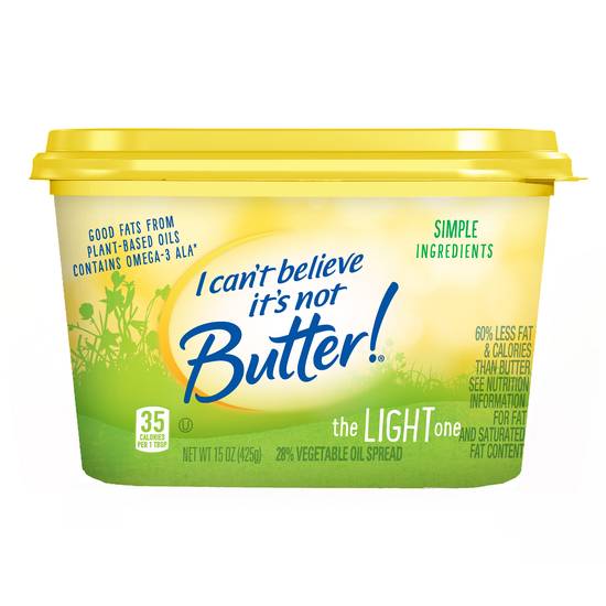 I Can't Believe It's Not Butter! the Light One 28% Vegetable Oil Spread