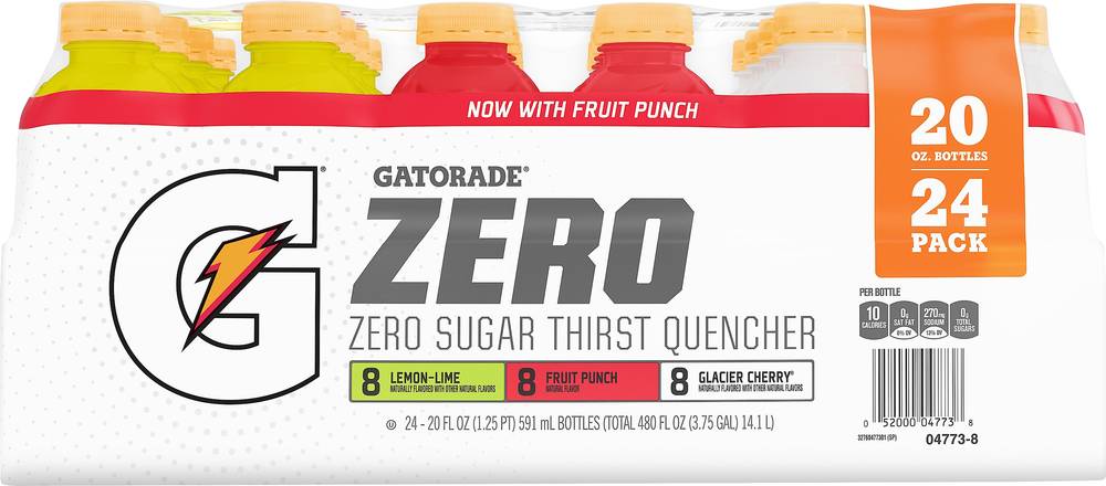 Gatorade Zero Variety pack (24 pack, 20 fl oz)