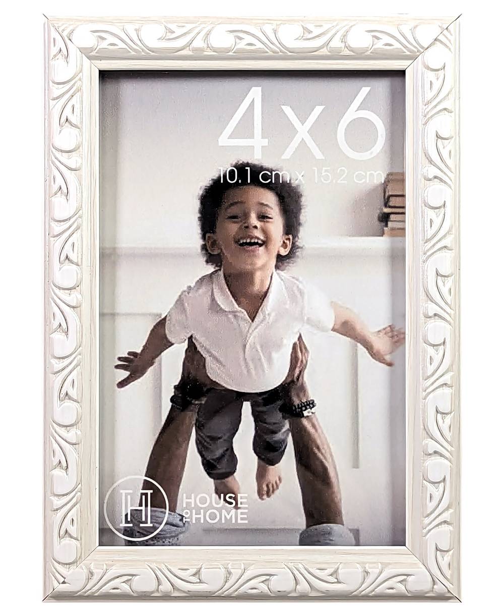 House to Home Picture Frame, 4x6, White