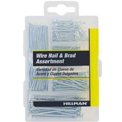 Hillman Small Wire and Brad Nails Kit (266 ct)