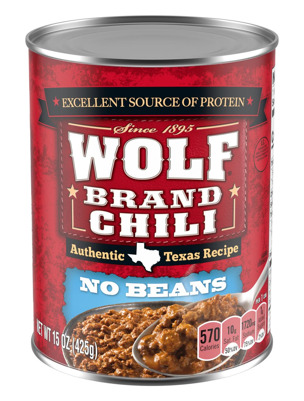 Wolf Brand Chili Without Beans (15 oz)