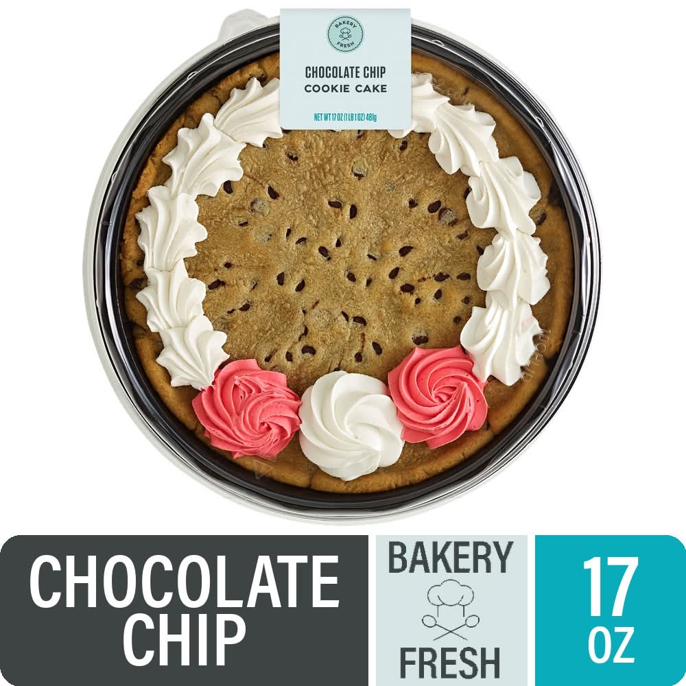 Bakery Fresh Valentine's Day Chocolate Chip Cookie Cake