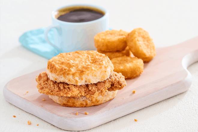 Cajun Chicken Filet Biscuit Combo