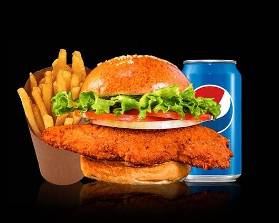 Crispy Chicken Burger Combo