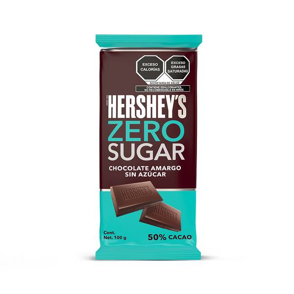 Hershey's chocolate amargo sin azúcar (barra 100 g)
