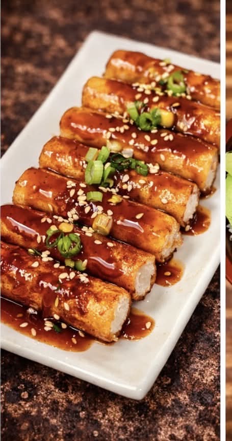 Spicy Rice Cake Skewers