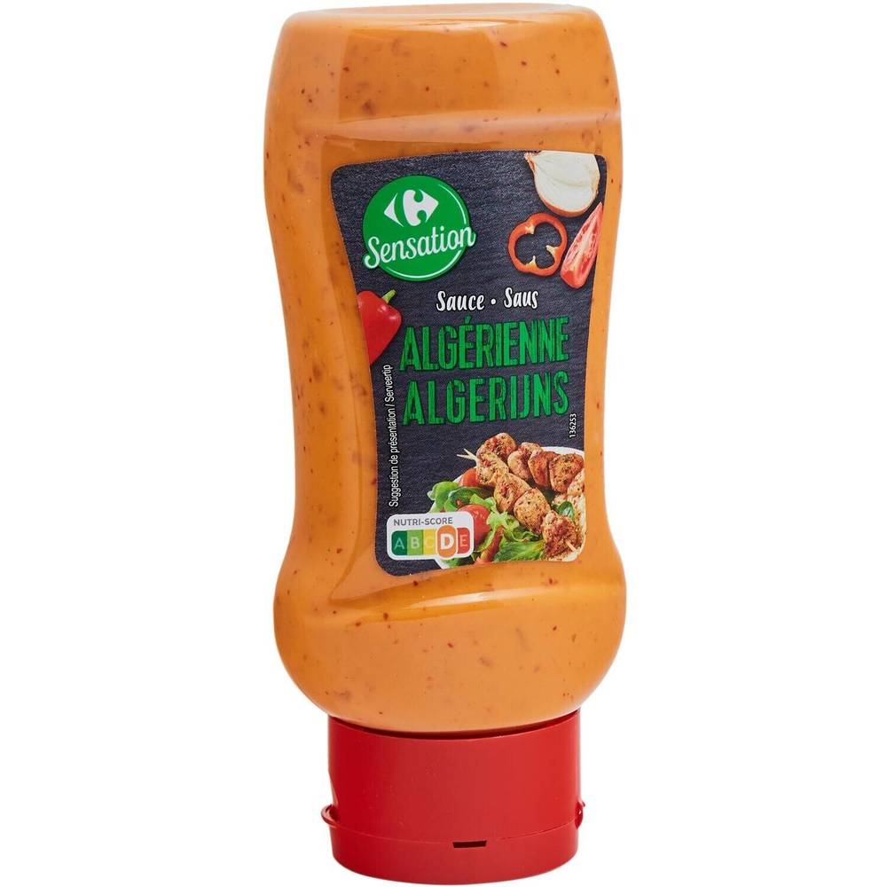 Sauce Algérienne CARREFOUR SENSATION - le flacon de 355g