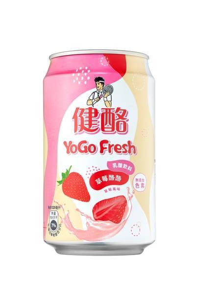 健酪YogoFresh乳酸飲料-草莓320ml#4710085246571