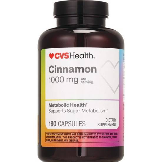 CVS Health Cinnamon Capsules 1000mg, 180CT