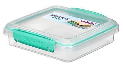 Newell Sistema To Go Snack Container, Clear, 15 oz. (21647)