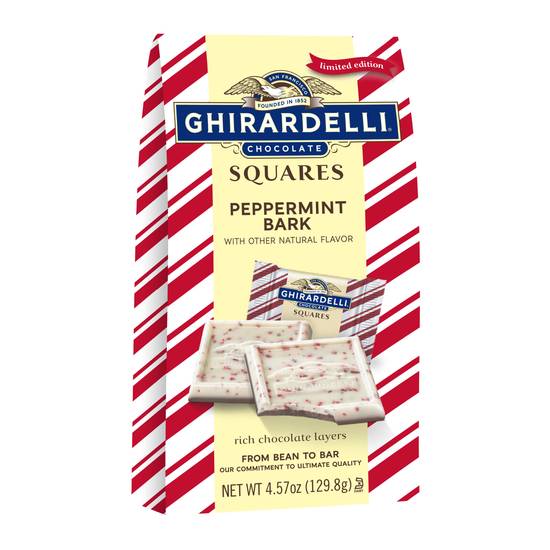 Order Ghirardelli Squares Limited Edition Peppermint Bark - 4.57 oz food online from Rite Aid store, Costa Mesa on bringmethat.com