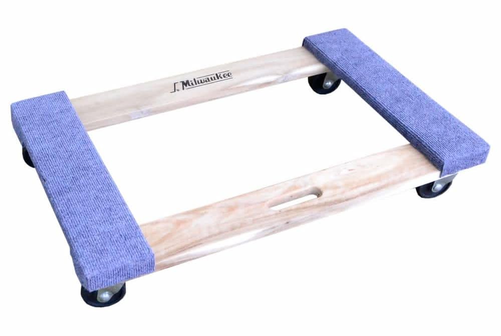 Milwaukee Capacity Furniture Dolly 1,000 Lb (18 in. x 30 in)