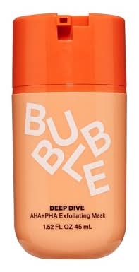 Bubble Skincare Deep Dive Aha + Pha Exfoliating Mask (1.52 fl oz)