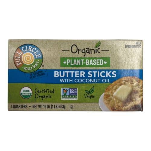 Full Circle Plant Based Butter Sticks With Coconut Oil