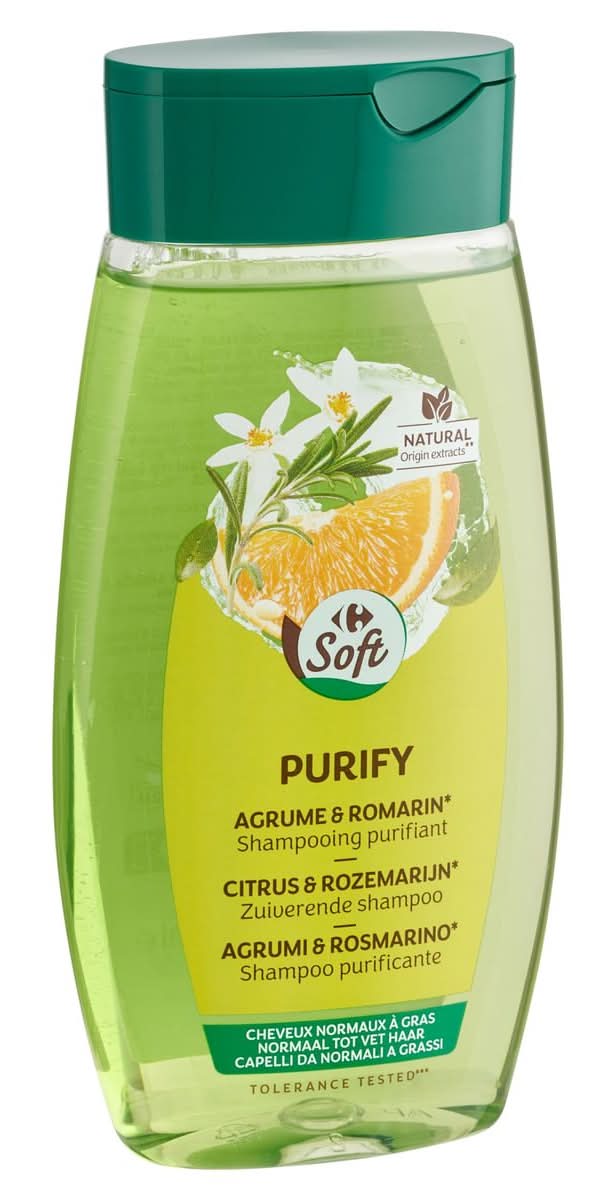 Carrefour Soft Agrume & Romarin Shampooing Purifiant 250 ml