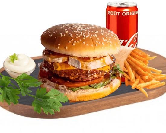 Menu Burger chèvre miel™️🍯🐐