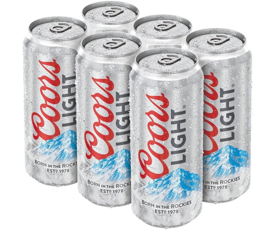 Coors Light Beer - 6 Pack