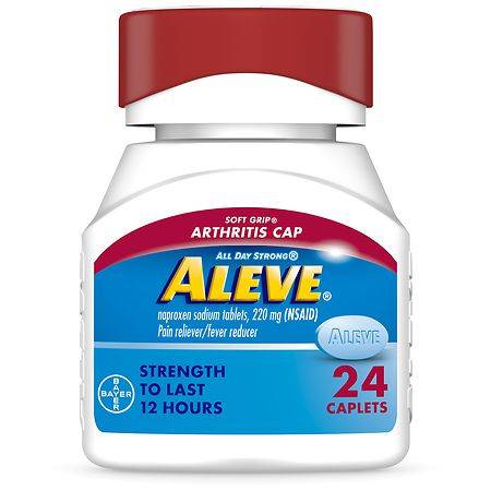 Aleve Pain Relief Naproxen Sodium Caplets With Easy Open Arthritis Cap (0.01 oz)