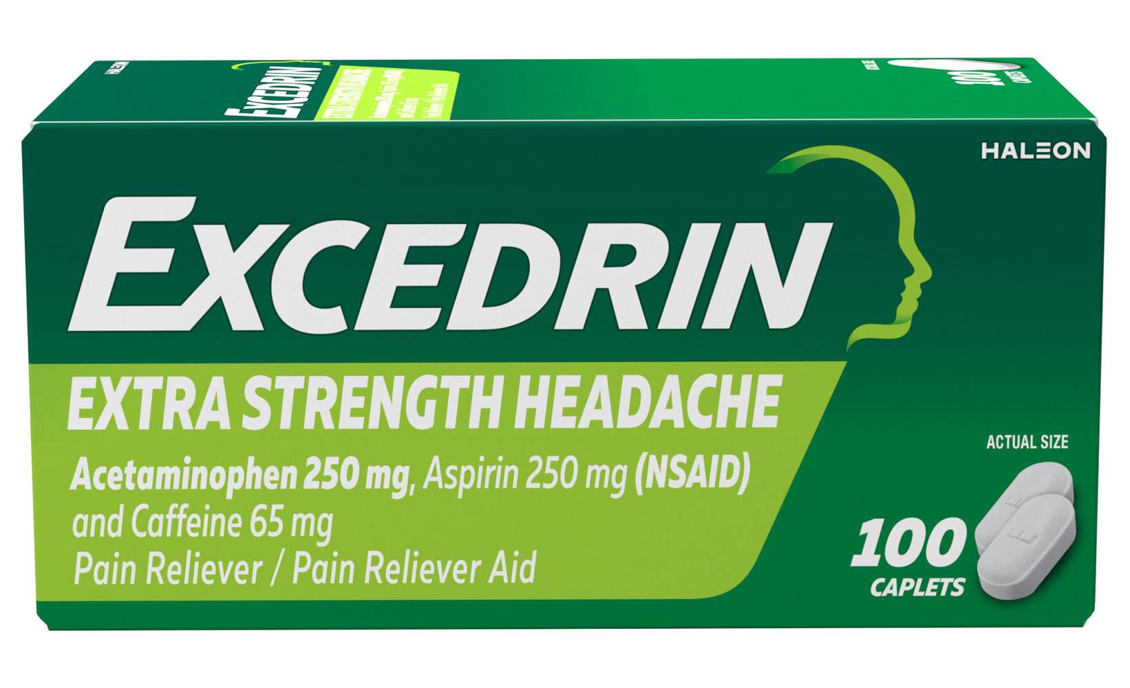 Excedrin Extra Strength Pain Reliever/Pain Reliever Aid Caplets (4.8 oz)