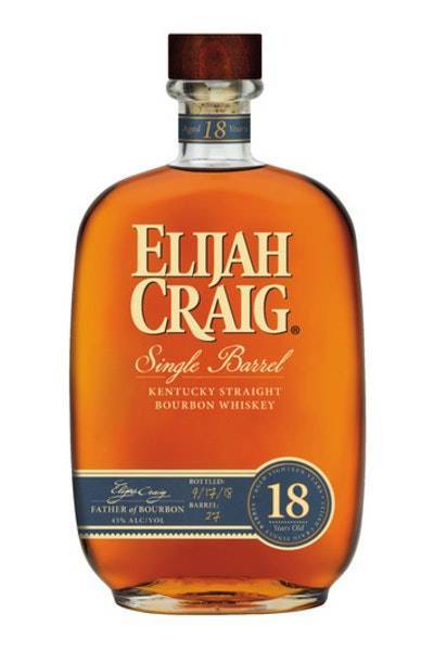 Elijah Craig Single Barrel Kentecky Straight Bourbon Whiskey (750 ml)