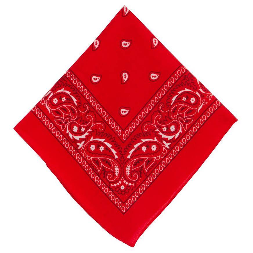 Party City Paisley Bandana (red)