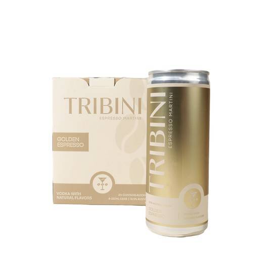 Tribini Golden Espresso Martini (4x 250ml cans)