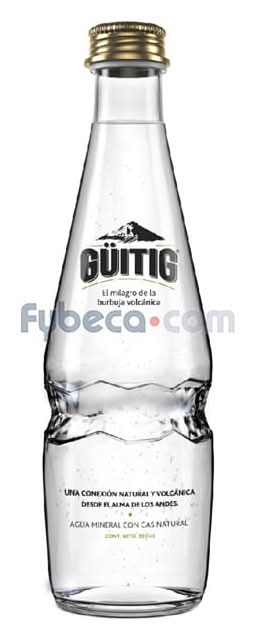 Agua Con Gas Guitig Vidrio 330 Ml