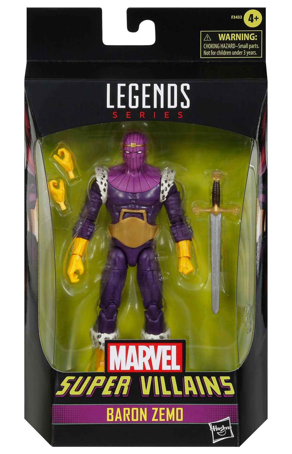 Hasbro Marvel Super Villains Baron Zemo Toy