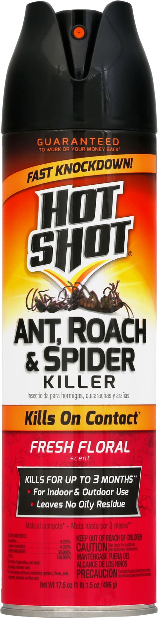 Hot Shot Ant Roach and Spider Killer, Fresh Floral (17.5 oz)