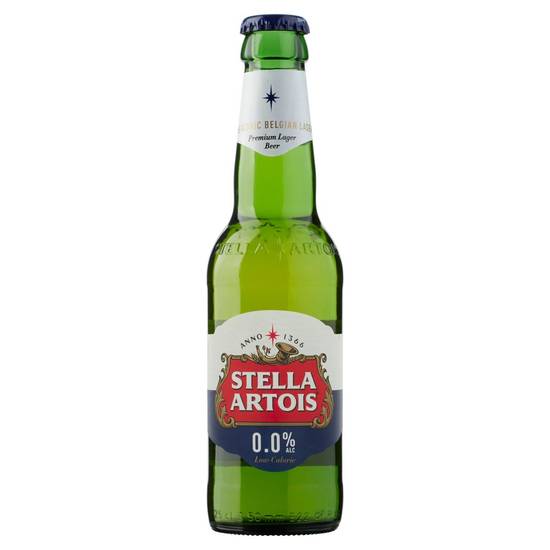 Stella Artois 0.0% Alc Fles 25 cl