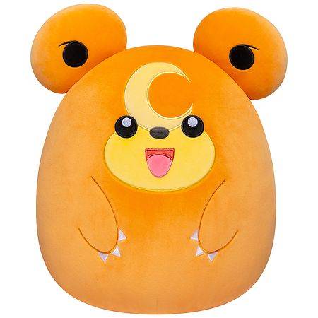 Squishmallows Pokemon Teddiursa Plush, 10 Inch