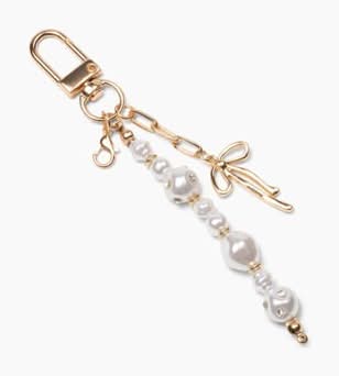 Studio Artifact Lip Charm Keychain Accessory - Pearl