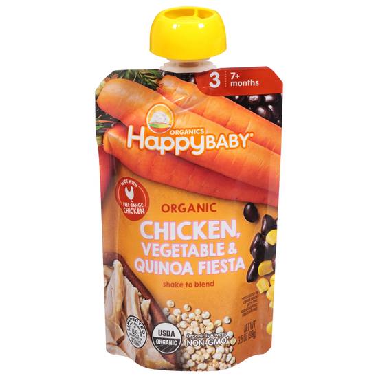 Happy Baby Organic Fiesta Stage 3 (7+ months) (chicken, vegetable, quinoa)