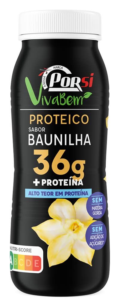 PorSi Viva Bem - Bebida Láctea Proteica Baunilha, 330ml
