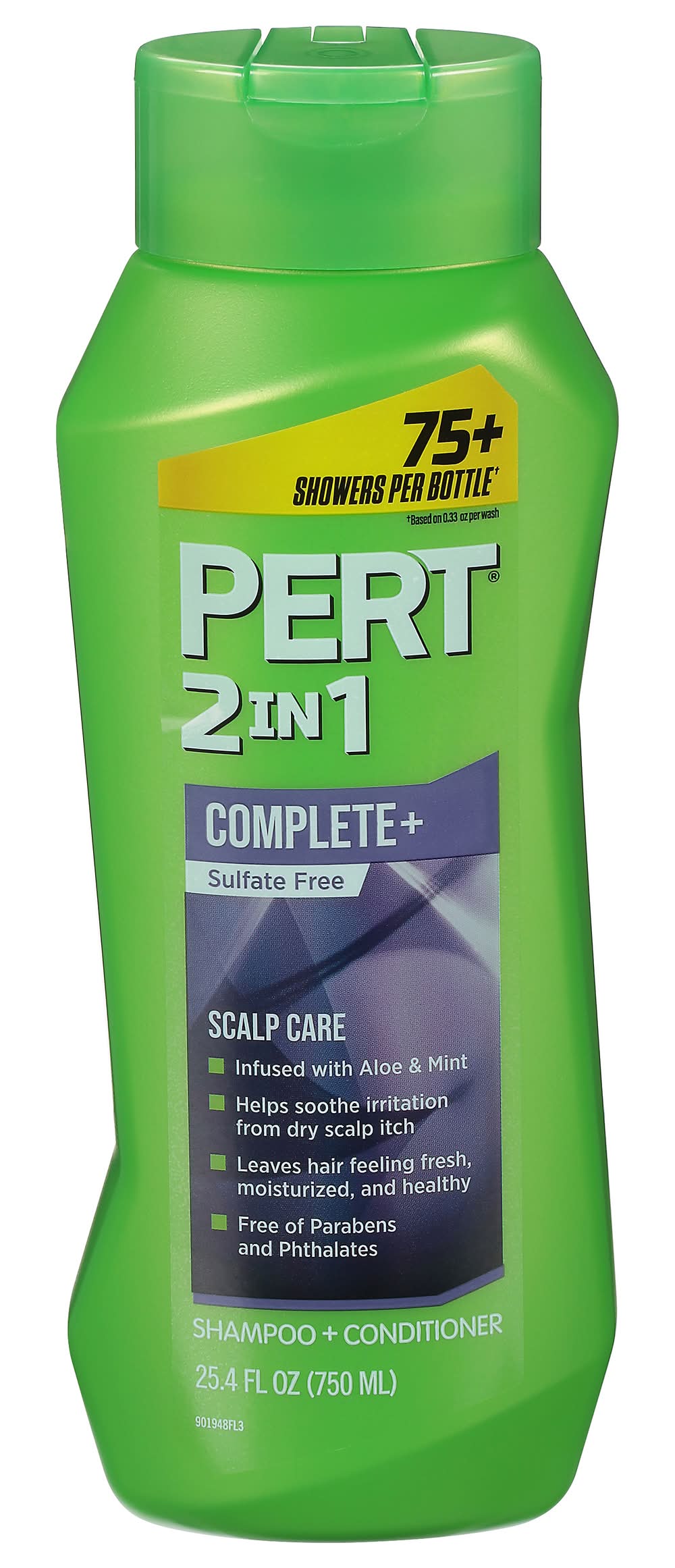 Pert Plus Scalp Relief 2 in 1 Shampoo & Conditioner With Aloe & Mint (25.4 fl oz)