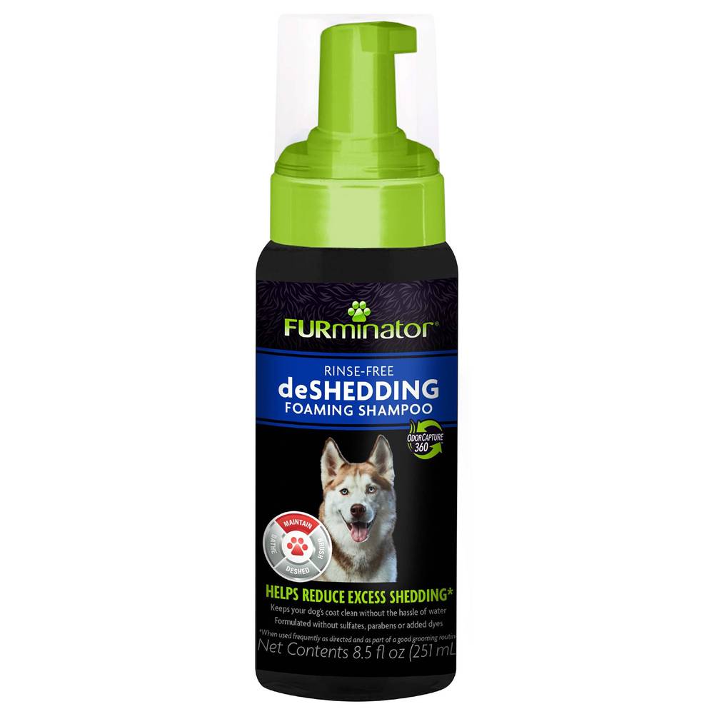Furminator Rinse Free Deshedding Foaming Dog Shampoo