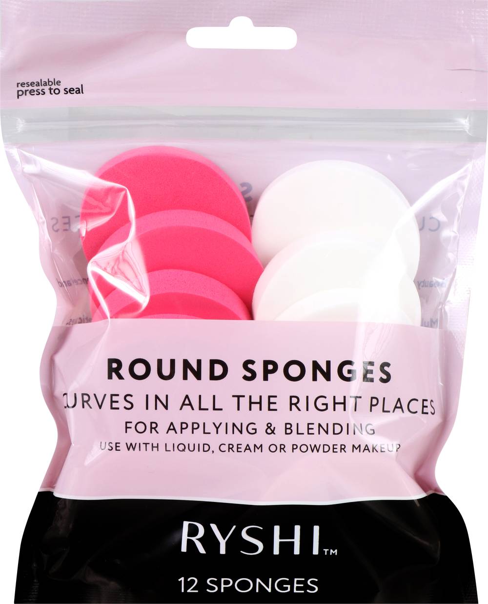 Ryshi Curves In All the Right Places Round Sponges (12 ct)