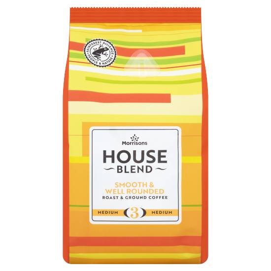 Morrisons House Blend Smooth & Well Rounded Roast & Ground Coffee (227g)