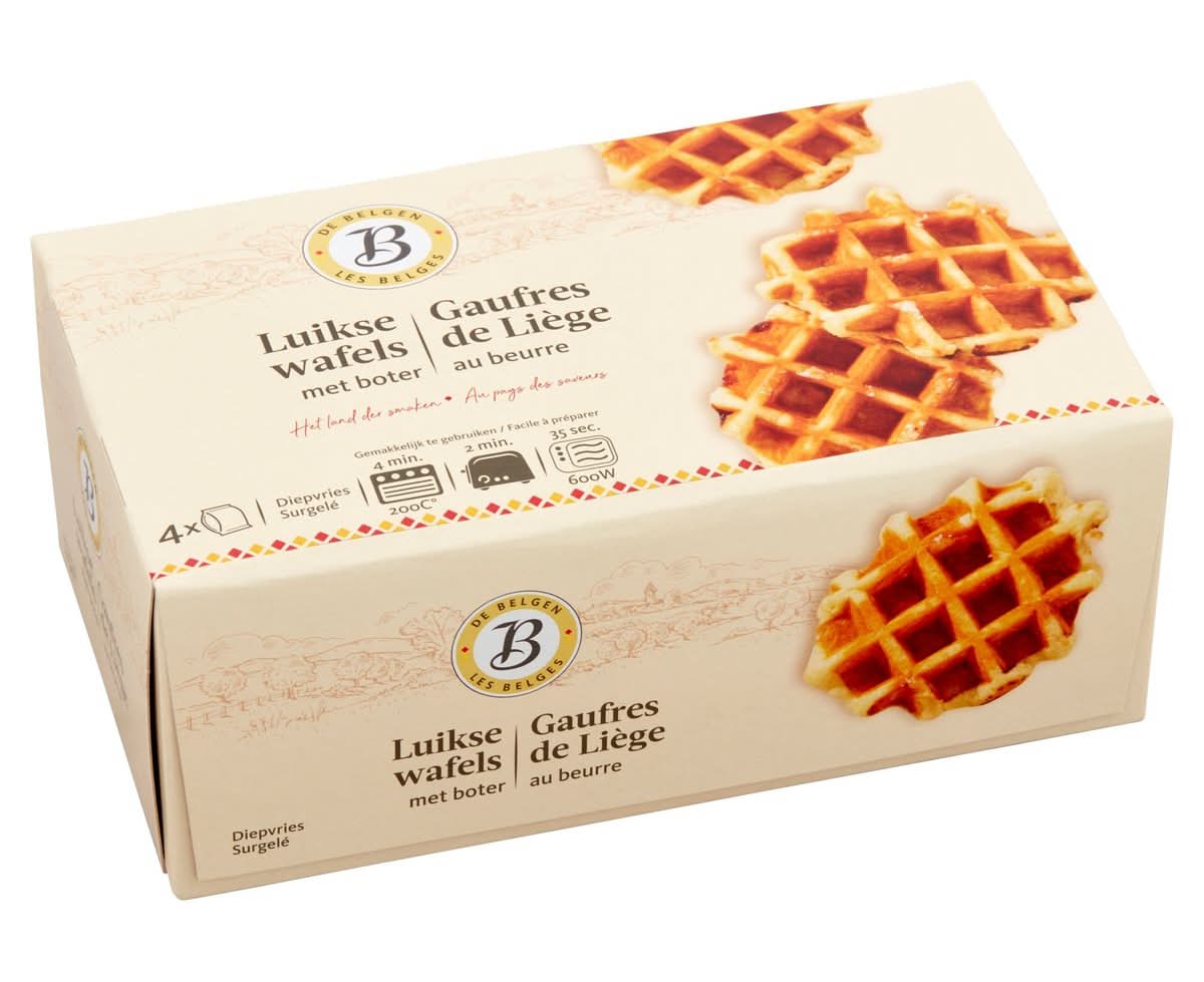 Les Belges Gaufres de Liège au Beurre 220 g
